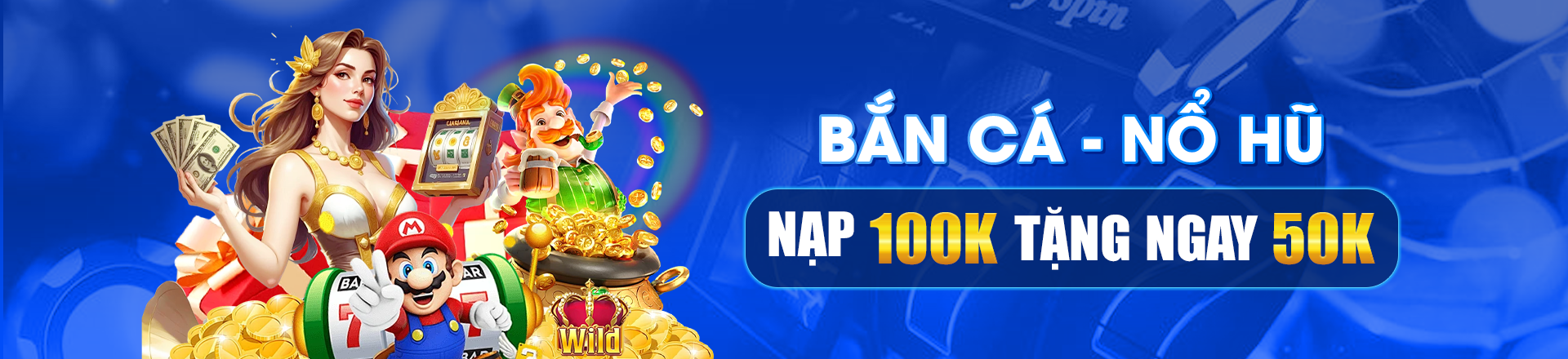 Hình ảnh quảng cáo của mcwcasino hiển thị nền tảng và các lợi ích